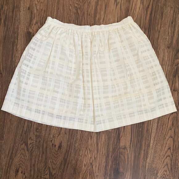 Tildon cream mini skirt Womens 10 layered feminine festival boho tulle date - Picture 1 of 10